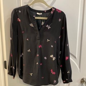 Joie silk firefly blouse